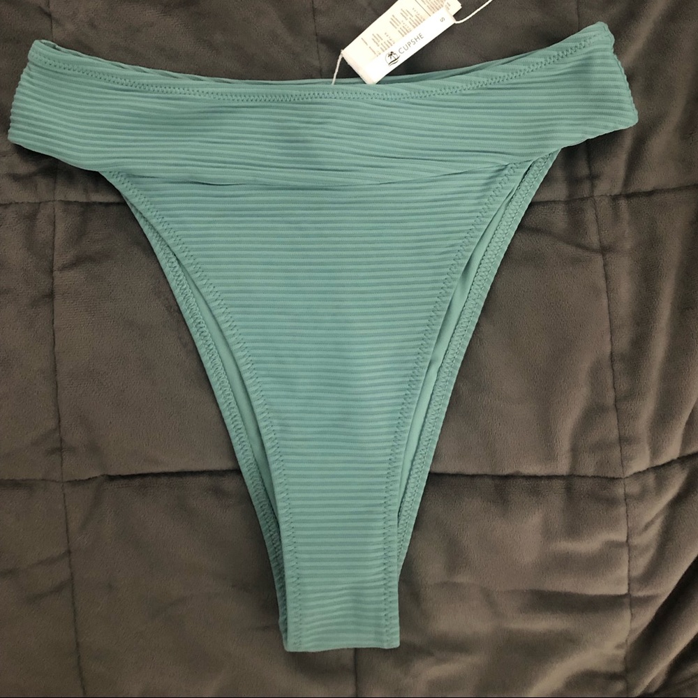 Cup High Waisted Bikini Bottom